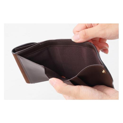 ふるさと納税 財布 北海道 砂川市 SOMES　SA-15　三つ折り財布　（ダークブラウン） 12260306_5