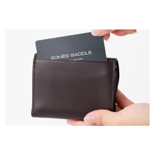 ふるさと納税 財布 北海道 砂川市 SOMES　SA-15　三つ折り財布　（ダークブラウン） 12260306_6