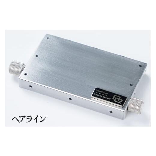 ふるさと納税 ファッション 福島県 会津若松市 非接触式 メカ名刺入れ「プレーンヘアライン」|スライド式 ステンレス 名刺ケース ビジネス 贈答 プレゼント 0…