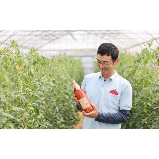 ふるさと納税 果汁飲料 トマト 長野県 佐久穂町 定期便２ヵ月 有機トマトだけで作った無添加100％トマトジュース 180ml×20本 計40本（ST-T513） 180ml×20…の画像