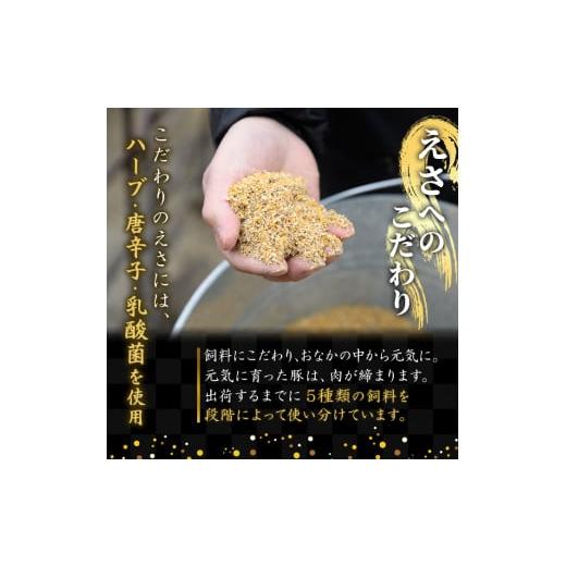 ふるさと納税 鹿児島県 鹿屋市 2165 【３回定期便】鹿屋産 さかし豚 バラ スライス 1.4kg お申込フォームの