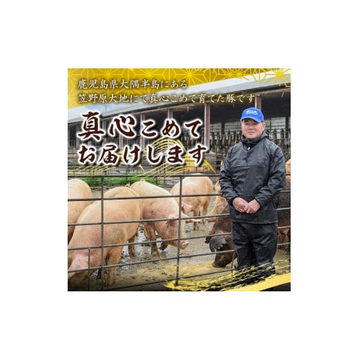 ふるさと納税 鹿児島県 鹿屋市 2165 【３回定期便】鹿屋産 さかし豚 バラ スライス 1.4kg お申込フォームの