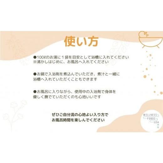 ふるさと納税 美容 入浴剤 奈良県 宇陀市 定期便3回 大和当帰 入浴剤 25包 (5包入×5個)／ ウェルネスフーズ UDA バスグッズ 無添加 有機栽培 リラックス スト…_3