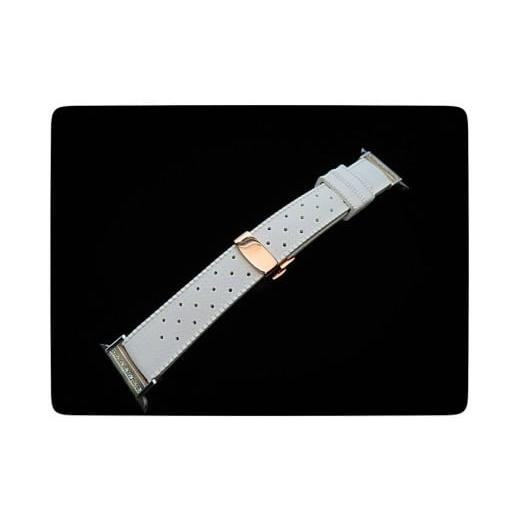 ふるさと納税 アクセサリー 福岡県 行橋市 CN-005_Apple Watch専用シルバー925製チャーム_sevenstone(Blue Topaz)&ラバーバンドの画像