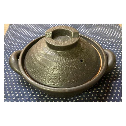 ふるさと納税 食器・グラス 茨城県 笠間市 耐熱土鍋 ガス用 8号(3人〜4人用) 土鍋 耐熱 鍋 ガス用 8号 笠間焼 陶器 鍋料理 炊飯器 ごはん釜 ごはん鍋 土鍋ご…