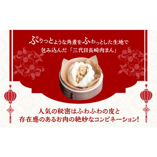 ふるさと納税 惣菜・レトルト 冷凍 長崎県 長与町  6回定期便 簡易包装 三代目長崎肉まん10個 （5個×2袋） EAB055 肉まん にくまん 中華まん 冷凍 長崎 岩崎…_3
