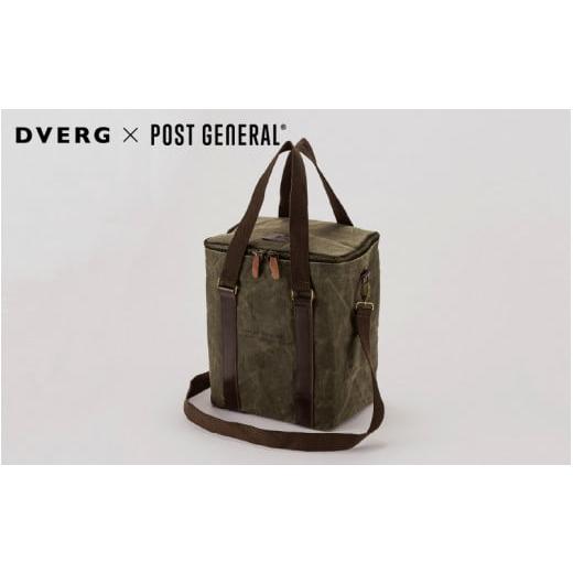 ふるさと納税 アウトドアグッズ バッグ 福井県 坂井市 DVERG×POST GENERAL ワックスキャンバスソフトクーラー カーキ クーラーボックス 冷却バッグ 保冷 ギア…
