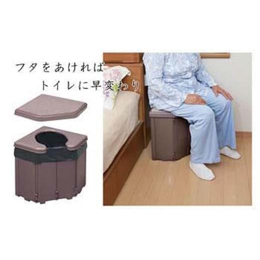 ふるさと納税 防災グッズ 和歌山県 海南市 サンコー 防災グッズ ポータブルコーナートイレ 簡易トイレ 非常用 地震 台風 アウトドア R-46の画像