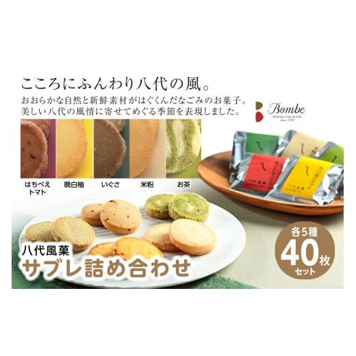 ふるさと納税 熊本県 八代市 八代風菓 サブレ詰め合わせ 40枚(各種8枚入り)