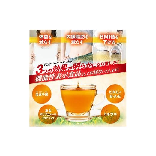 ふるさと納税 お茶類 静岡県 牧之原市 定期便5か月 国産プーアール茶　SARYU-SOSO（5g×30ティーバッグ）×5回　 機能性表示食品_2
