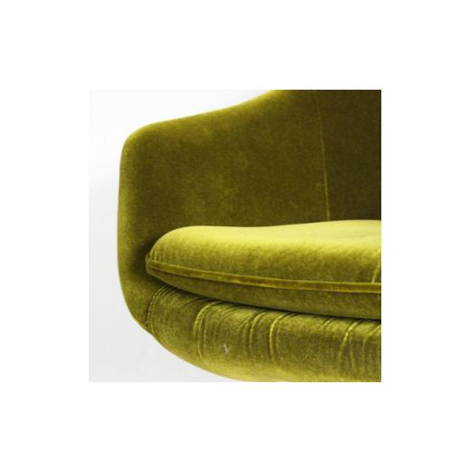 ふるさと納税 家具 インテリア・寝具・収納 大阪府 富田林市 Cosmic Chair(コスミックチェア)キャスター脚 モケット グリーン SWOF 1426672の画像