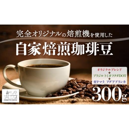 ふるさと納税 北海道 登別市 自家焙煎 コーヒー豆 オリジナルブレンド・ブラジル トミオフクダDOT・ガテマラ アグアブランカ 各100g×3個セット 300g オリジナ…