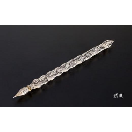 ふるさと納税 文房具・玩具 東京都 台東区 ガラスペン オールひねり 軸径10mm (カラー:透明) 透明