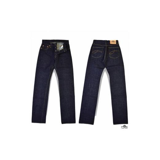 ふるさと納税 服 男 静岡県 御殿場市  28インチ／ボタンフライ 伊の蔵ジーンズ (16ozストレート) 28インチ／ボタンフライの画像