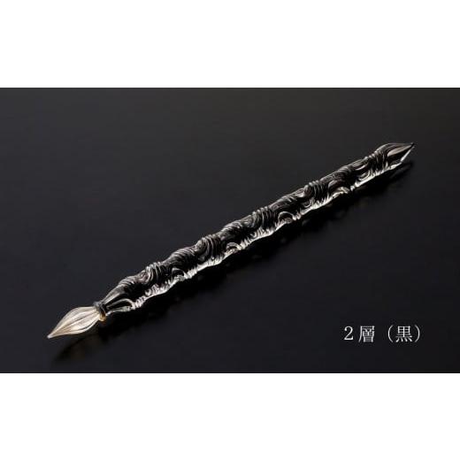 ふるさと納税 東京都 台東区 [ガラスペン]オールひねり 軸径10mm (カラー:2層(黒)) 2層(黒)