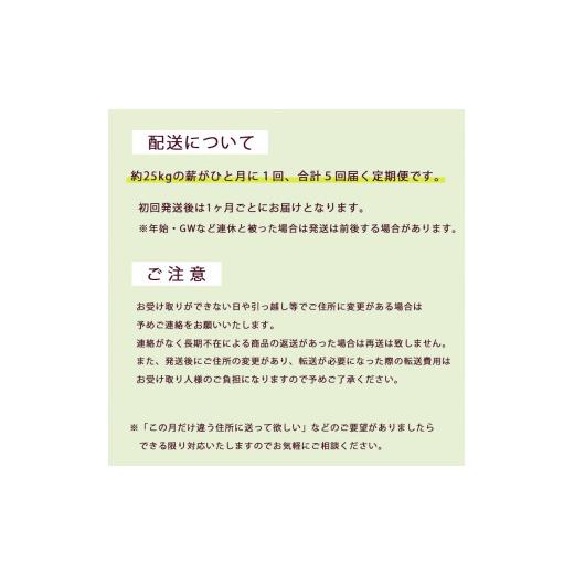 ふるさと納税 アウトドアグッズ 京都府 舞鶴市  ５回定期便 堅木屋 岸壁の薪 ナラ 30cm 約25kg×5回 約125kg ５回定期便：30cmの画像
