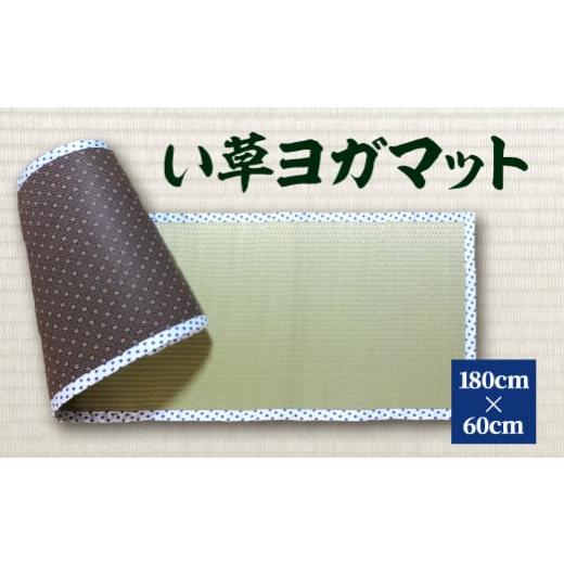 ふるさと納税 織物・繊維品 熊本県 八代市 赤水玉 八代市 い草 ヨガマット 180cm×60cm ヨガ 熊本県産 赤水玉
