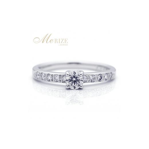 ふるさと納税 アクセサリー リング 山梨県 甲州市 指輪 天然ダイヤ 0.37ct up〜0.40ct K18ホワイトゴールド r-306（KRP）N07-1410 リング 指輪 ジュエリー ホ…_3