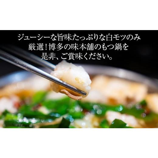 ふるさと納税 鍋セット 福岡県 田川市 黄金のだしぽん酢で食べる。厳選国産牛博多もつ鍋大満足セット醤油味(4〜6人前)_6