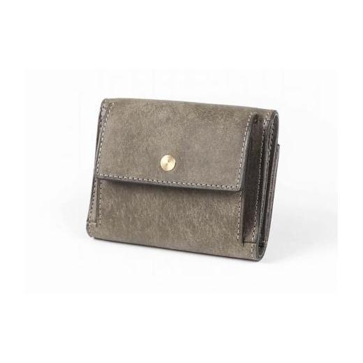 ふるさと納税 財布 兵庫県 神戸市 lemma レンマ Recta レクタ 三つ折り財布(グリージョ) グリージョ