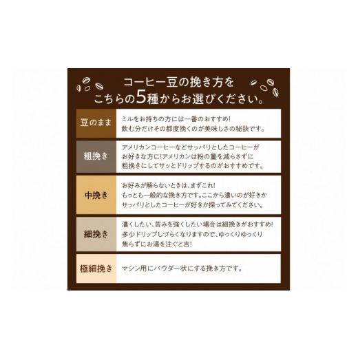 ふるさと納税 コーヒー コーヒー豆 京都府 京丹後市  栽培期間中農薬不使用 自家焙煎コーヒー豆　飲み比べセット（500g×2種） 豆の挽き方：細挽き 約100杯分…_5