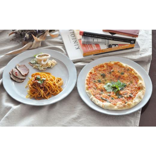 ふるさと納税 食器・グラス 皿 岐阜県 土岐市  美濃焼 DesPres-デプレ- リムプレートL WHITE 丸新製陶 MAM026の画像
