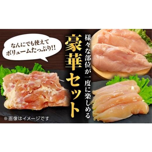 ふるさと納税 鶏肉 モモ 熊本県 山鹿市  6回定期便 熊本あか鶏 3種食べ比べセット（もも むね ささみ）各1kg やまうちフード株式会社 熊本営業所 特産品 九州…の画像