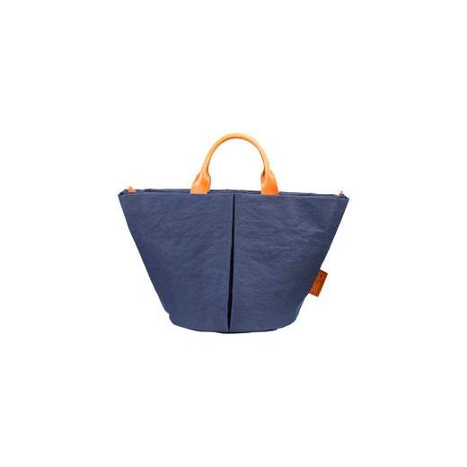 ふるさと納税 カバン トートバッグ 兵庫県 豊岡市 豊岡鞄　トートバッグS（ネイビー）TUTUMU Marche mini（S1800　24-145） ネイビーの画像