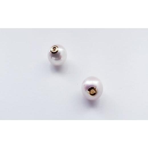 ふるさと納税 ネックレス 三重県 志摩市 遊び心あふれたお洒落アイテム、パールキャッチ(K18YG) / 真珠 ピアスキャッチ おしゃれアイテム ギフト小物 プレ…