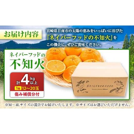 ふるさと納税 果物類 みかん 宮崎県 日南市 不知火 計4kg以上 傷み補償分入り 期間限定 数量限定 フルーツ 果物 くだもの 柑橘 みかん しらぬい 令和8年発送 …_4