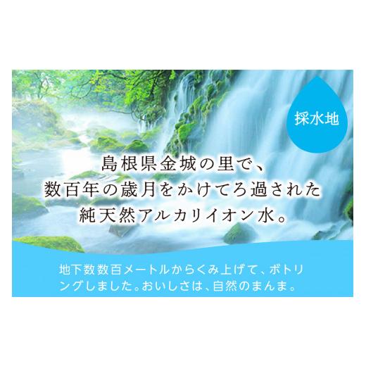 ふるさと納税 水・ミネラルウォーター 500mL〜999mL 島根県 浜田市 純天然アルカリイオン水 7年保存水500ml 24本入 2箱 ミネラルウォーター 軟水 水 長期保存 …の画像