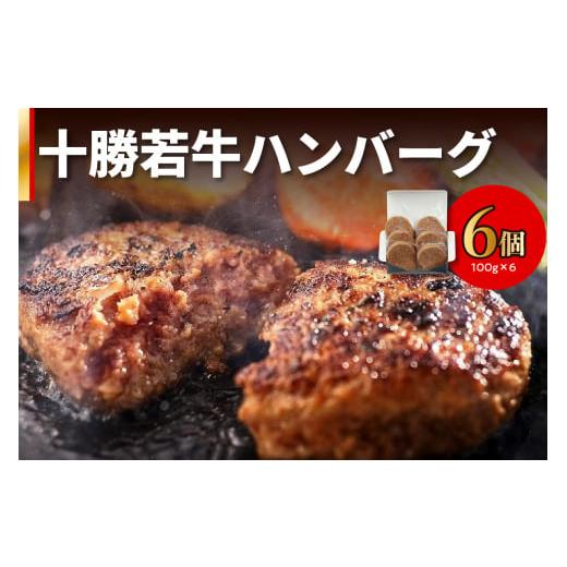 ふるさと納税 北海道 清水町 十勝若牛100%使用!十勝若牛ハンバーグ 100g×6個