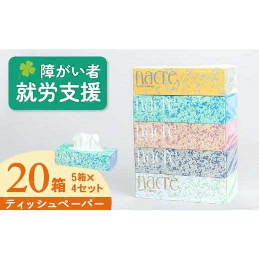 ふるさと納税 岩手県 北上市 [順次発送]ティッシュ ペーパー 5箱4セット 計20箱 日用品 常備品 備蓄品 box ちり紙 ティシュー ボックスティッシュ パ…