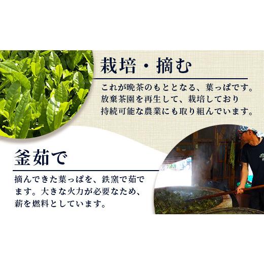 ふるさと納税 お茶類 徳島県 那賀町 湯浅茶園 阿波晩茶 200g 徳島県 那賀町 徳島 那賀 阿波晩茶 相生晩茶 番茶 国産 生産者直送 乳酸菌 特産品 発酵茶 お茶 茶…_3