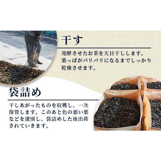 ふるさと納税 お茶類 徳島県 那賀町 湯浅茶園 阿波晩茶 200g 徳島県 那賀町 徳島 那賀 阿波晩茶 相生晩茶 番茶 国産 生産者直送 乳酸菌 特産品 発酵茶 お茶 茶…_5