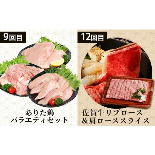 ふるさと納税 豚肉 セット 佐賀県 鹿島市 定期便12回 佐賀の「牛・豚・鶏」食べ比べ 定期便 12ヶ月 12ヵ月 佐賀牛 ありた鶏 佐賀県産豚肉 肉 定期 牛肉 豚肉 …_5
