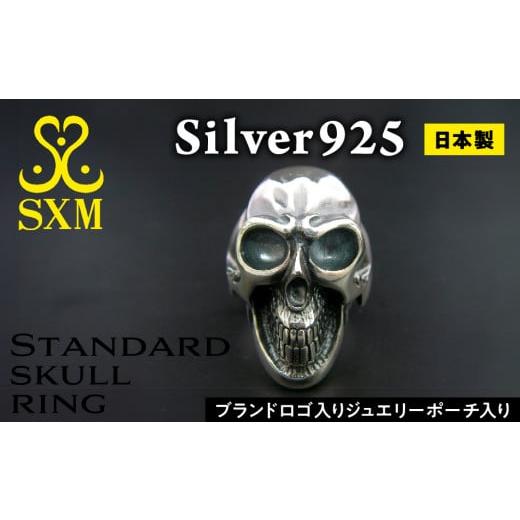 ふるさと納税 茨城県 常総市 Standard skull ring スタンダード スカル リング 定番的なスカルの 指輪