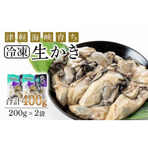 ふるさと納税 牡蠣 生牡蠣 北海道 知内町 冷凍カキ約200g× 2袋セット 牡蠣 海鮮 魚介 かき 冷凍 上磯郡漁業協同組合