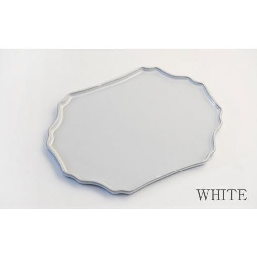 ふるさと納税 食器・グラス 皿 岐阜県 土岐市  美濃焼 DesPres-デプレ- シュエットプレート WHITE、GOLD 2枚セット 丸新製陶 MAM066_4