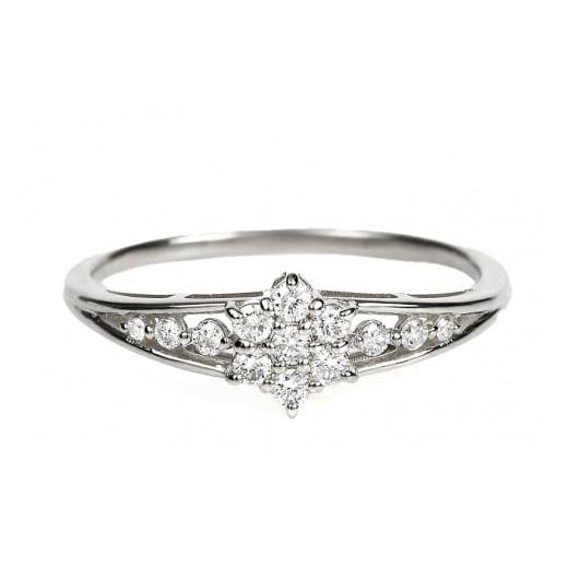 ふるさと納税 アクセサリー リング 山梨県 甲府市 サイズ:10号 [ 甲府ジュエリー ]PT950 ダイヤモンド リング 0.20CT R3784DI-P2 サイズ:10号