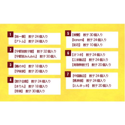 ふるさと納税 栃木県 宇都宮市 【12ヶ月定期便】宇都宮餃子　32店舗定期便　計700個以上 ｜ ぎょうざ 冷凍餃子 冷凍食品 惣菜 栃木県 宇都宮市※着日指定不可 惣菜、料理 その他惣菜、料理