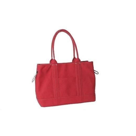 ふるさと納税 カバン トートバッグ 兵庫県 豊岡市 CROSSROAD 帆布トートバッグL 501091 レッド レッド