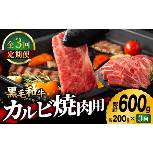 ふるさと納税 牛肉 焼肉・バーベキュー 熊本県 山鹿市 3回定期便 九州産 藤彩牛 バラ カルビ 焼肉用 1650 ZDT033 冷凍 国産 牛肉 焼肉 焼き肉用 焼き肉 熊本 …