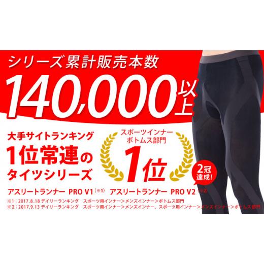 ふるさと納税 ゴルフグッズ ウェア 佐賀県 江北町  3Lサイズ Runtageスポーツタイツ アスリートランナーPRO version2 十分丈 ブラック イイダ靴下株式会社 HBB…_2