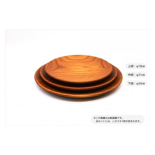 ふるさと納税 食器・グラス 皿 神奈川県 小田原市 Zelkova皿 24cm お皿 木 雑貨 食器 プレゼント おしゃれ プレート 大皿 日本製 神奈川県小田原市の画像