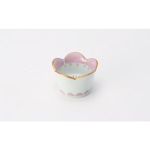 ふるさと納税 食器・グラス 皿 佐賀県 有田町 有田焼 pink HAPPYSET 6点 丸兄商社 食器 器 うつわ 陶磁器 食器セット セット 皿 小皿 豆皿 小付 小鉢 箸置 桜 …の画像