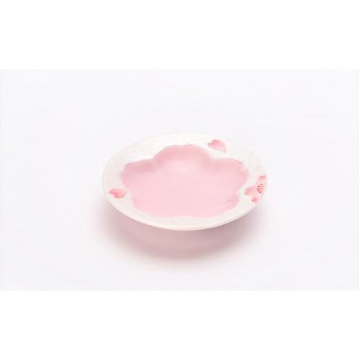 ふるさと納税 食器・グラス 皿 佐賀県 有田町 有田焼 pink HAPPYSET 6点 丸兄商社 食器 器 うつわ 陶磁器 食器セット セット 皿 小皿 豆皿 小付 小鉢 箸置 桜 …の画像