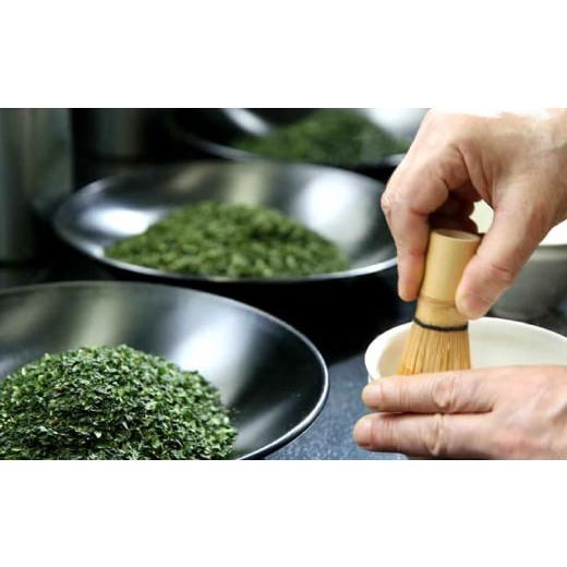 ふるさと納税 お茶類 緑茶（茶葉・ティーバッグ） 島根県 松江市 抹茶 抹茶一式セット・松平不昧公好の抹茶「中之白」と出雲焼楽山窯の小茶碗 島根県松江市／…_4
