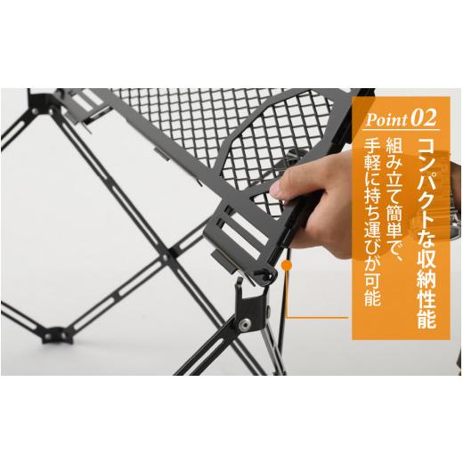 ふるさと納税 アウトドアグッズ チェア・テーブル・レジャーシート 福井県 福井市 NATURE TONES トライゴンファイヤーテーブル F-024029_4
