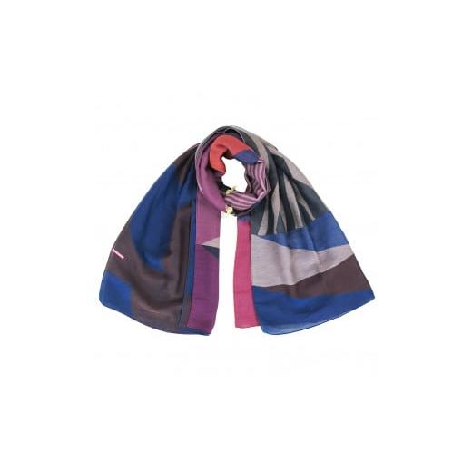 ふるさと納税 小物 ストール・マフラー 兵庫県 西脇市 65-1 POLS コットン・レイヤーストール (SL-0004-PUR) SL-0004-PUR